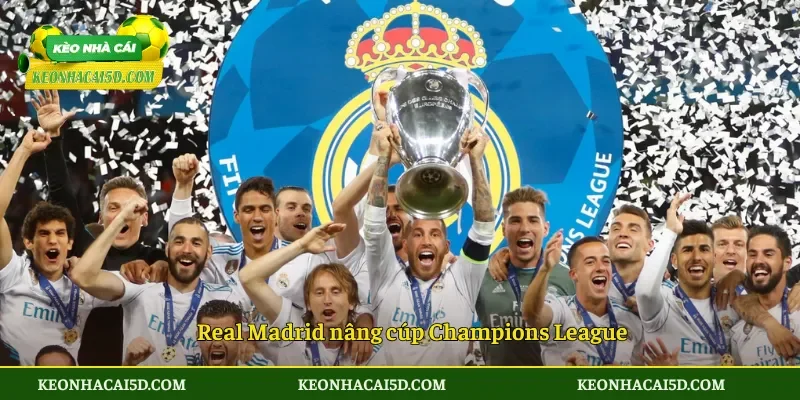 Real Madrid nâng cúp Champions League